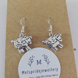 Sheep earrings,