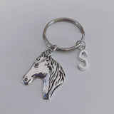 Personalised horse keyring,