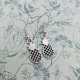 Pineapple earrings, pineapple jewellery, fruit earrings, fruit jewellery, fruit lover gifts, cute earrings, sister gifts, bff gifts ,