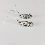 Rat earrings,