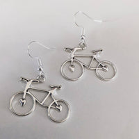 Bike earrings, sports gifts, cyclists gifts, bicycle gifts, bicycle jewellery, cycling earrings, novelty earrings, stocking stuffers