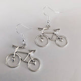 Bike earrings, sports gifts, cyclists gifts, bicycle gifts, bicycle jewellery, cycling earrings, novelty earrings, stocking stuffers