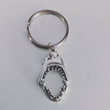 Shark keyring, sealife keyring, ocean keychain, summer keychain, shark accessories, diving gifts, shark charm, gifts for him, bff gifts,