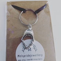 Shark keyring, sealife keyring, ocean keychain, summer keychain, shark accessories, diving gifts, shark charm, gifts for him, bff gifts,