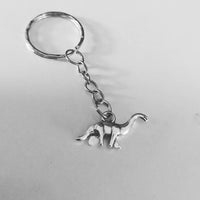 Dinosaur keyring, Dino lover, raptor accessory, diplodocus keyring, dinosaur gifts, historical gifts, friendship gifts, thank you gifts