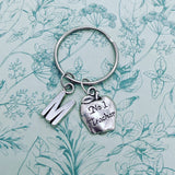 Teacher keyring, teacher gifts, personalised keyring, thank you gifts, lockdown gifts, keyring gift, nursery teacher, leaving gifts,