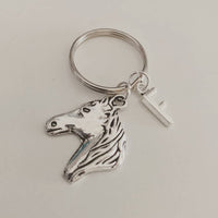 Personalised horse keyring,