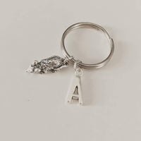 Rat keyring personalised,