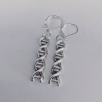 DNA earrings, science gift, nurse gift, geek earrings, genetics gift, doctor earrings, doctor gift, biology earrings, biology gifts