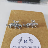 Tiger earrings,