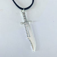 Dagger necklace, knife necklace, knife jewelry, dagger jewelry, bff gifts, alternative necklace, sister gifts, punk necklace, punk jewelry