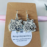 Tiger earrings,