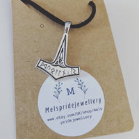 Mjolnir necklace, mjolnir jewelry, Viking necklace, gifts for him, fandom necklace, fandom jewelry, mens necklace, birthday gifts,