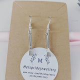 Fork earrings, novelty earrings, novelty jewelry, quirky earrings, chef gifts, charm earrings, sister gifts, cute earrings, cute jewelry