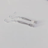 Fork earrings, novelty earrings, novelty jewelry, quirky earrings, chef gifts, charm earrings, sister gifts, cute earrings, cute jewelry