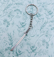 Sword keychain, samurai sword, katana gifts, katana sword, fantasy gifts, geek gifts, men gifts, men keyring, boyfriend gifts, secret santa,