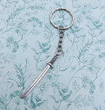 Sword keychain, samurai sword, katana gifts, katana sword, fantasy gifts, geek gifts, men gifts, men keyring, boyfriend gifts, secret santa,