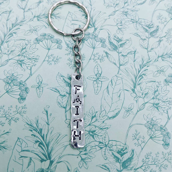 Faith keychain, motivational keychain, faith based gifts, Christian gift, stocking fillers, bag charm, keepsake gifts, bff gifts, gift ideas