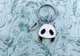 Panda keychain, panda keyring, panda gifts, custom animal keyring, animal gifts, panda accessories, panda bear gifts, bear lovers, bff gifts