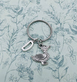 Duck keychain, duck keyring, duck lover gifts, duck mom gifts, personalised keyring, animal keychain, animal lover gifts, bird keychain,