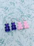 Bear earrings, bear jewellery, kawaii earrings, kawaii jewelry, kawaii gifts, sweet earrings, cute earrings, cute gifts, secret santa,