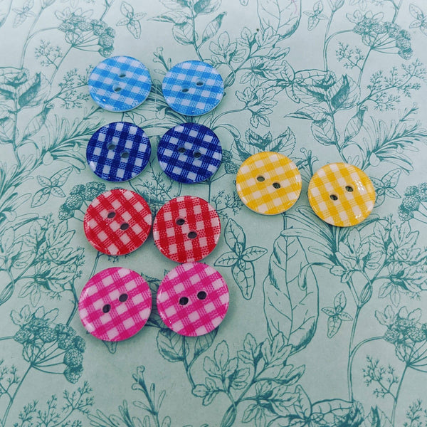 Button earrings, stud earrings, fun earrings, bright earrings, semestress gifts, novelty earrings, cowgirl earrings, girl jewelry, bff gifts