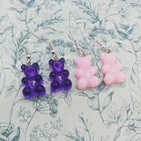 Bear earrings, bear jewellery, kawaii earrings, kawaii jewelry, kawaii gifts, sweet earrings, cute earrings, cute gifts, secret santa,