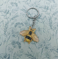 Bee keychain, bee keyring, bee gifts, bag accessories, bumble bee, bee keeper gifts, insect keyring, insect gifts, insect lovers, bff gifts,