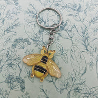 Bee keychain, bee keyring, bee gifts, bag accessories, bumble bee, bee keeper gifts, insect keyring, insect gifts, insect lovers, bff gifts,