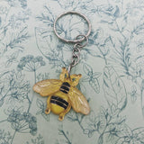 Bee keychain, bee keyring, bee gifts, bag accessories, bumble bee, bee keeper gifts, insect keyring, insect gifts, insect lovers, bff gifts,