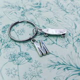 Skateboard keychain, skateboard Keyring, skateboarder gifts, boyfriend gifts, skater gifts, personalised keyring, personalised gifts, bff