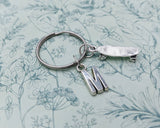 Skateboard keychain, skateboard Keyring, skateboarder gifts, boyfriend gifts, skater gifts, personalised keyring, personalised gifts, bff