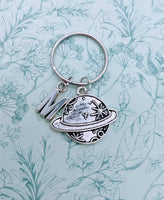 Saturn Planet keyring,