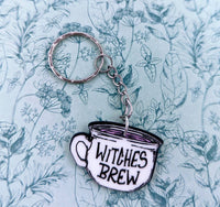 Witch gifts, witch keychain, pagan gifts, witch inspired, witch themed, witchy gifts, witchcraft, gothic gifts, gothic keychain, bff gifts,