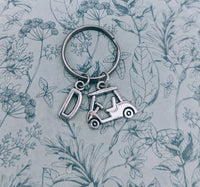 Golf Keyring, golfer gifts, dad Keyring, dad gifts, golfer keychain  golf caddy, sports keychain, sports gifts, golf themed, golf inspired,