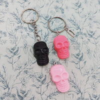 Skull Keyring, skull keychain, personalised skull gifts, gothic keychain, native American gifts, gothic gifts, goth accessory, skull lover,