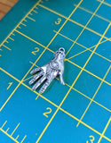 Tattoo earrings, magical earrings, tarot earrings, tarot jewelry, witch jewellery, palmistry earrings, palmistry gifts, witchy gifts,