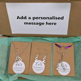 Teacher gifts, mystery gift box, personalised gift sets, personalised necklace, dog mom gifts, cat mum gifts, horse lover, leavers gifts,