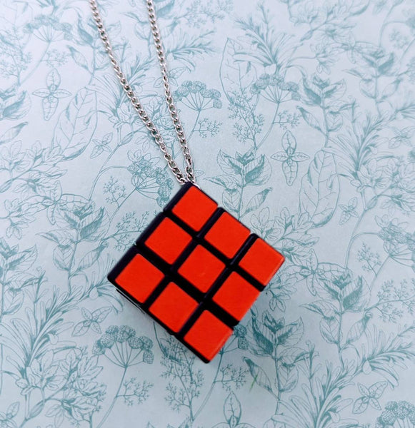 Rubik's cube necklace,