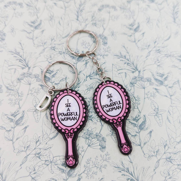 Empowered women Keychain, feminist keychain, strong women, feminism gifts, motivational gifts, inspiration gifts, body positive gifts,