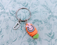 Cute rabbit keychain, Bunny rabbit Keyring, vet gifts, student vet gifts, graduation gifts, gifts for a vet nurse, novelty keychain,