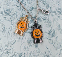 Pumpkin necklace, pumpkin jewelry, personalised Halloween gifts, Halloween themed, horror fan gifts, name necklace, fall jewelry, bff gifts,