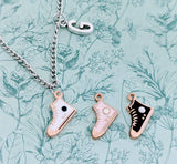 Shoe necklace, athlete necklace, athlete gifts, athlete inspired, runner gifts, runner inspired, shoe maker gifts, shoe lover gifts,