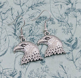 Eagle earrings, eagle jewelry, eagle lover gifts, American eagle, eagle inspired, birds of prey, bird keeper gifts, bird watcher gifts,