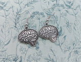 Brain earrings, anatomy earrings, anatomical earrings, anatomy themed, gothic earrings, doctor themed gifts, doctor student gifts, bff gifts