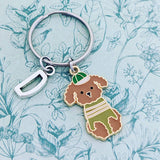 Labradoodle keychain, labradoodle lover gifts, labradoodle themed gifts, labradoodle inspired, dog mom gifts, dog lover gifts, dog themed,