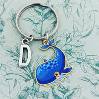 Whale keychain, whale lover gifts, whale watching gifts, whale inspired, whale themed, nautical gift, nautical themed, marine biologist gift