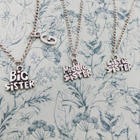 Sister necklace, sister birthday gifts, big sister gifts, little sister gifts, middle sister gifts, sister inspired gifts, sister gift ideas