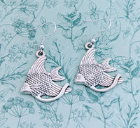 Fish earrings, fish jewellery, nautical earrings, nautical themed, fish themed, marine biologist gifts, pet shop owner, fish lover gifts,