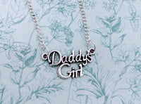 Daddys girl necklace, gift for daughter, daughter jewelry gifts, daughter necklace, daughter inspired gift, gift from dad, childs necklace